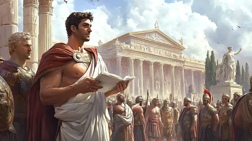 Ancient Roman Speech Before the Legion