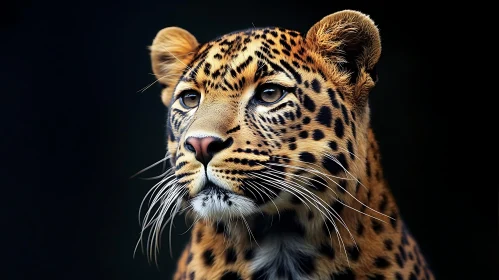 Close-Up of Leopard Head