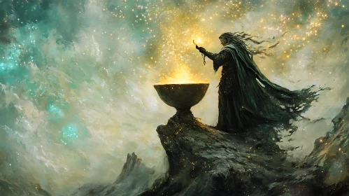 Enchanting Wizardry: Cliffside Ritual