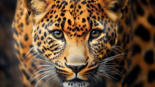 Close-Up of Leopard Face