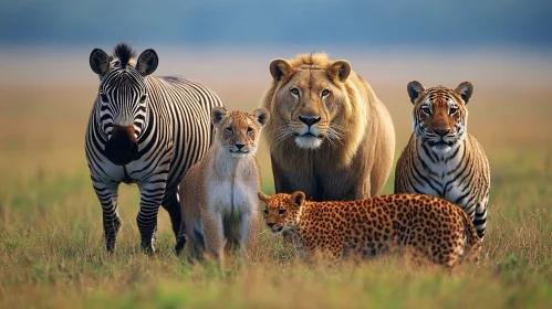 African Wildlife Animals Portrait