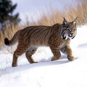 Wild Bobcat Portrait