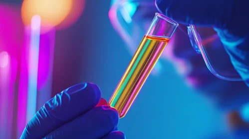 Laboratory Experiment with Neon Lights
