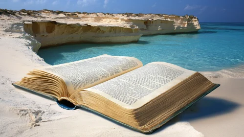 Book on Beach