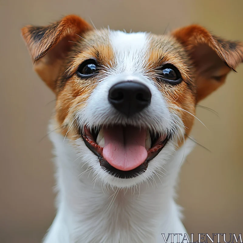 AI ART Joyful Jack Russell Terrier Portrait