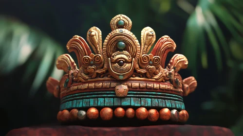 Ornate Crown with Intricate Carvings