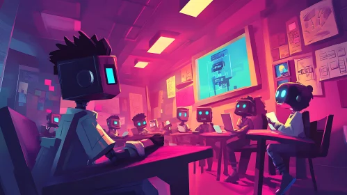 Futuristic Robot Conference