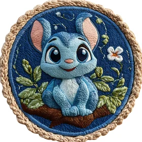 Charming Embroidered Cartoon Animal