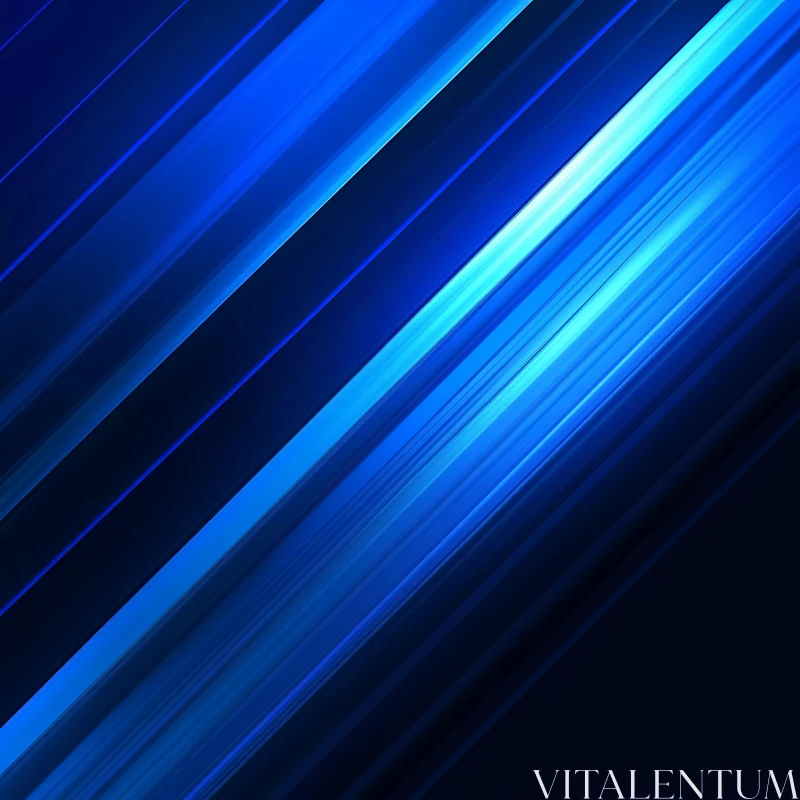 Diagonal Blue Lines Abstract Design AI Image