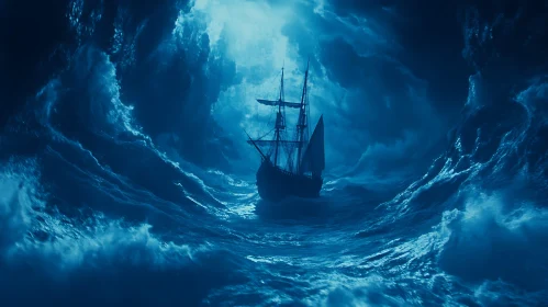 Monochromatic Ship in a Sea Storm