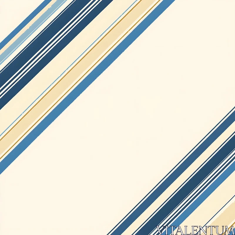 Diagonal Stripes Abstract Art AI Image