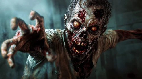 Undead Horror: A Zombie's Grasp