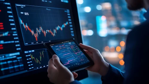 Stock Market Analysis on Tablet