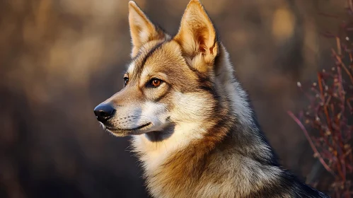 Majestic Wolf Gaze