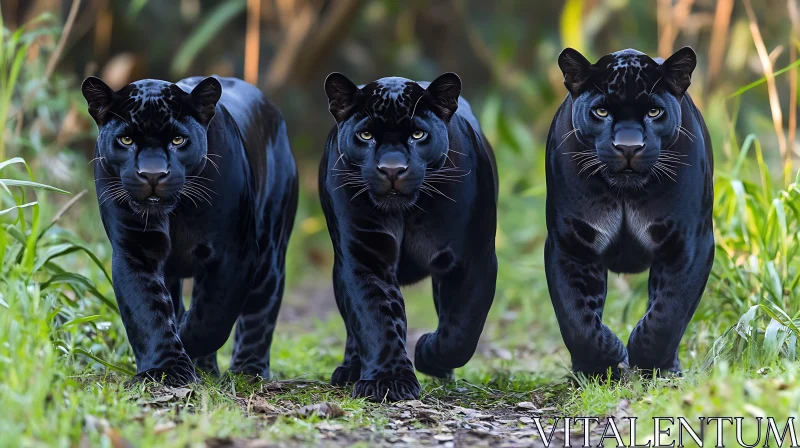 Panthers in the Wild AI Image