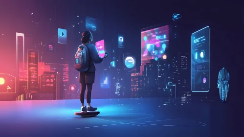 Virtual Reality Interface in Urban Setting