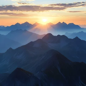 Mountains at Dawn