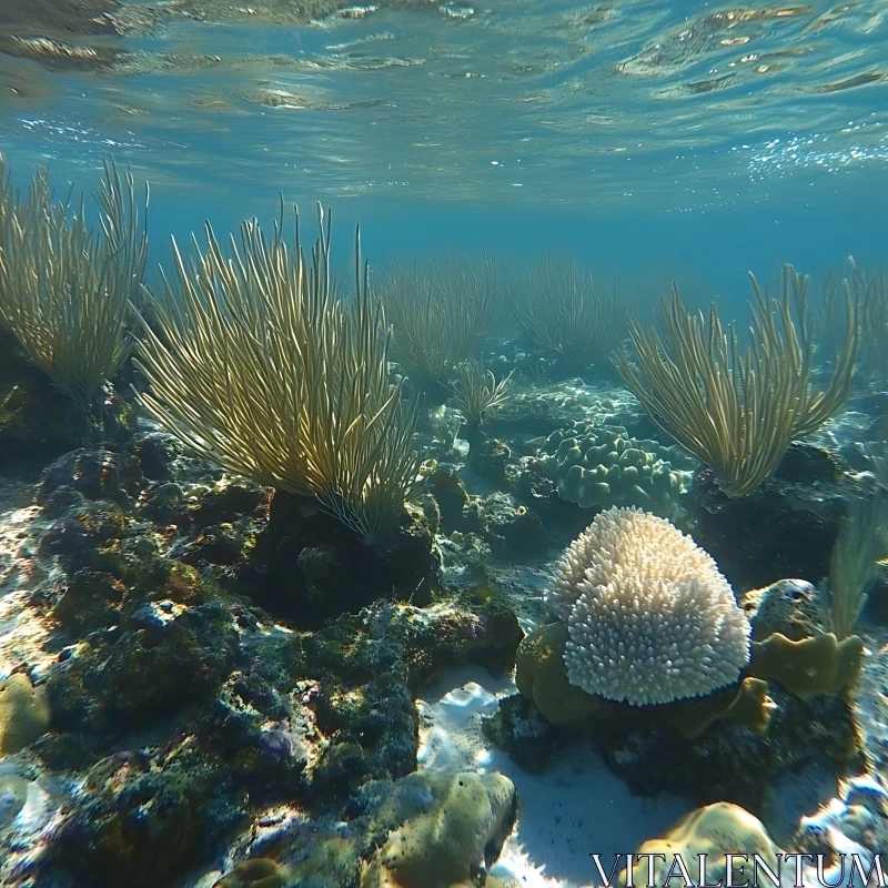 AI ART Coral Reef Underwater