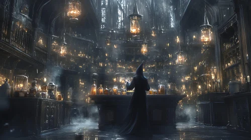 Arcane Alchemist in Dark Laboratory