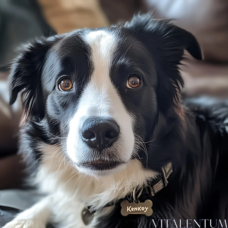 Expressive Canine Close-Up AI Image