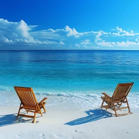 Seaside Relaxation with Beach Chairs