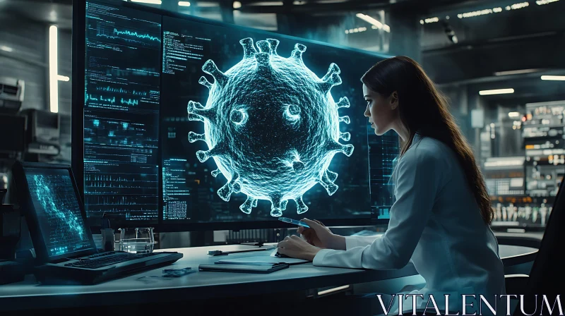 Virus Research and Technology AI Image