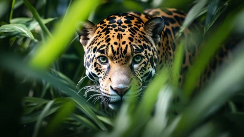 Stealthy Jaguar in the Jungle