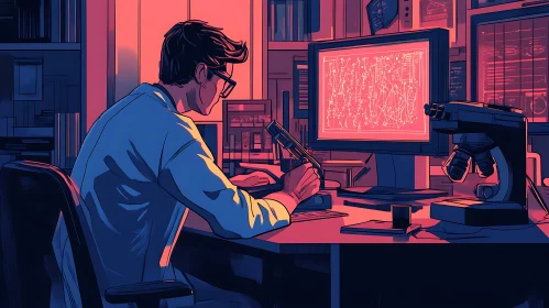 Lab Research - Scientist at Work
