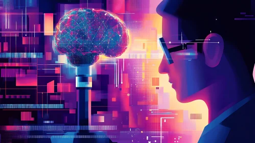Artificial Intelligence Visionary Artwork