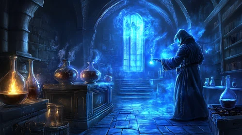 Blue Laboratory of the Alchemist