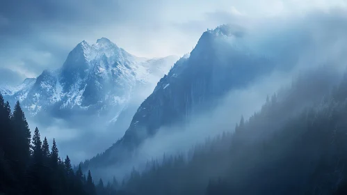 Foggy Mountain Peaks