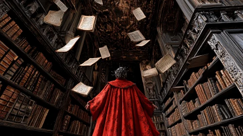 Red Robe in the Library of Lost Pages