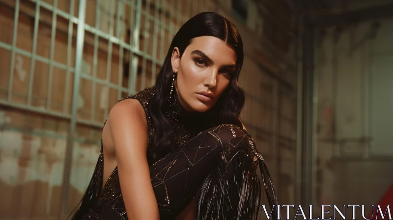 Kendall Jenner Fashion Shoot AI Image