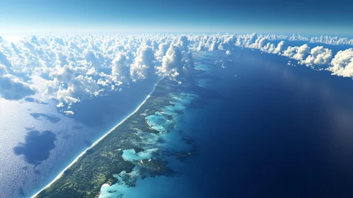 Breathtaking Island View from Above