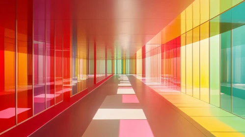 Abstract Colorful Interior