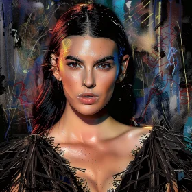 Kendall Jenner Abstract Art