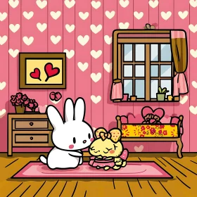 Whimsical Cartoon Friends