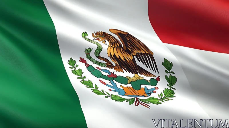 Symbol of Mexico: The National Flag AI Image