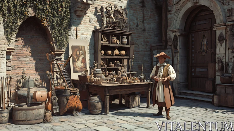 AI ART Old World Merchant