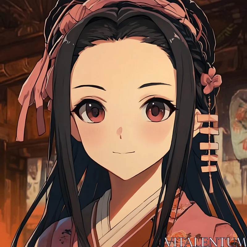 AI ART Anime Character Portrait