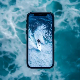 Smartphone Surfing Scene