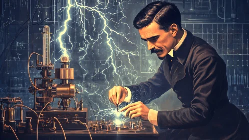 Electrical Experiment in Old Laboratory