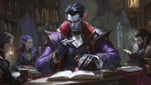 Coven's Secret: Vampire Study Session