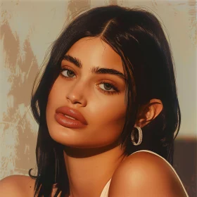 Sophisticated Portrait of Kylie Jenner