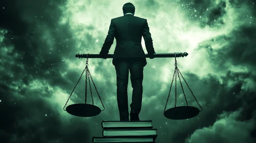 Scales of Justice on Books