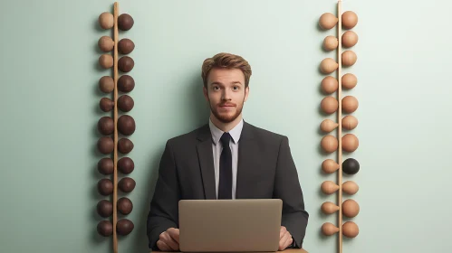 Office Portrait with Unique Decor