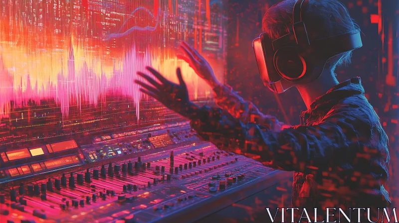 Virtual Reality Sound Mixing AI Image