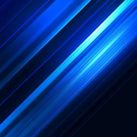 Diagonal Blue Lines Abstract Design