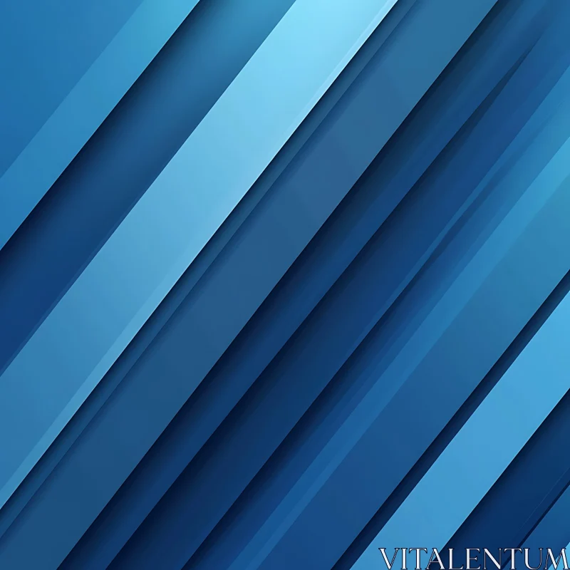 Abstract Blue Lines Background AI Image