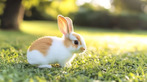 Rabbit Portrait in Natural Light